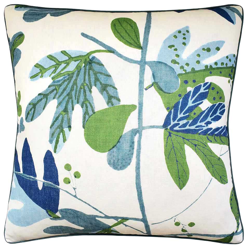 Coussin en lin Matisse Leaf