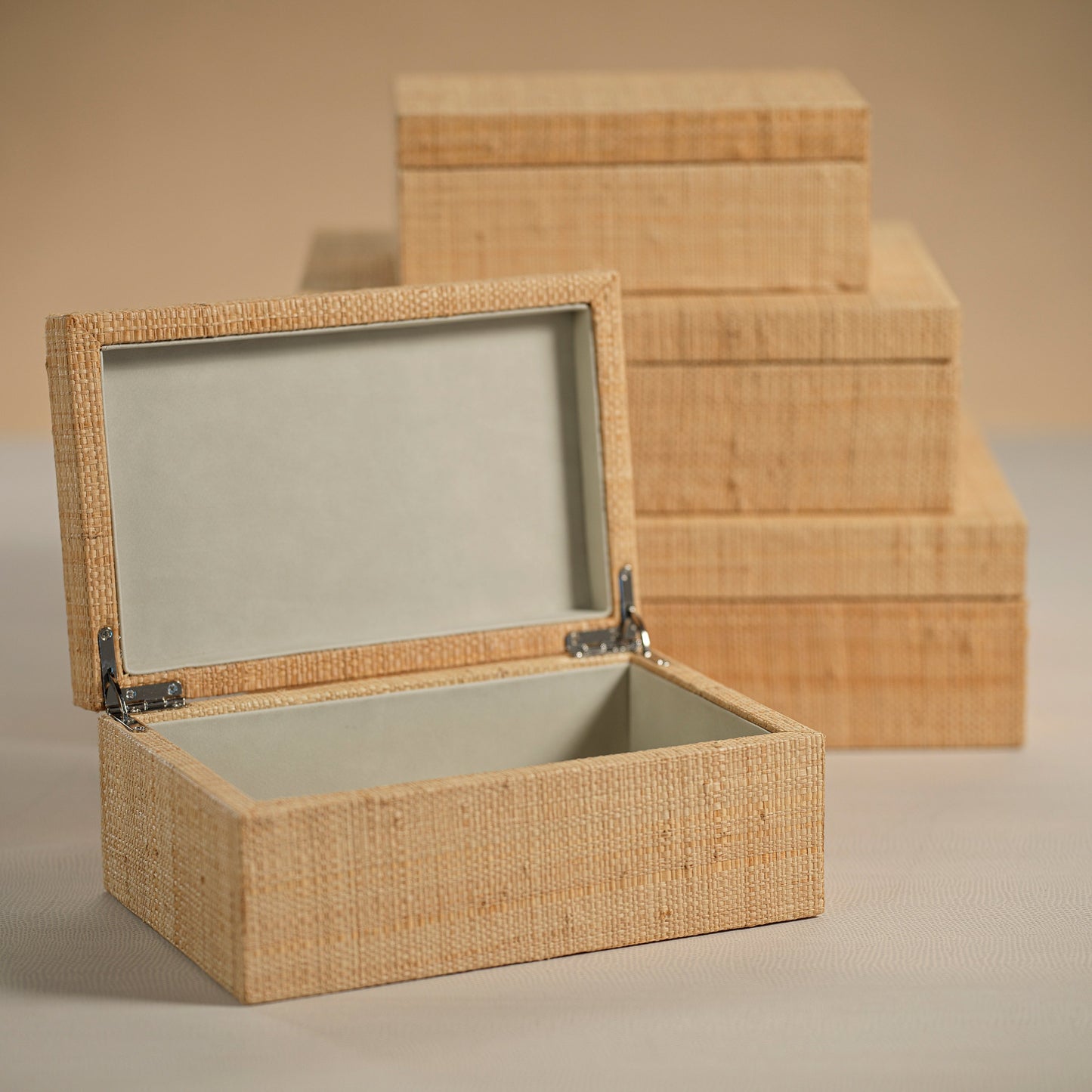 Boîte décorative en toile de jute Bungalow