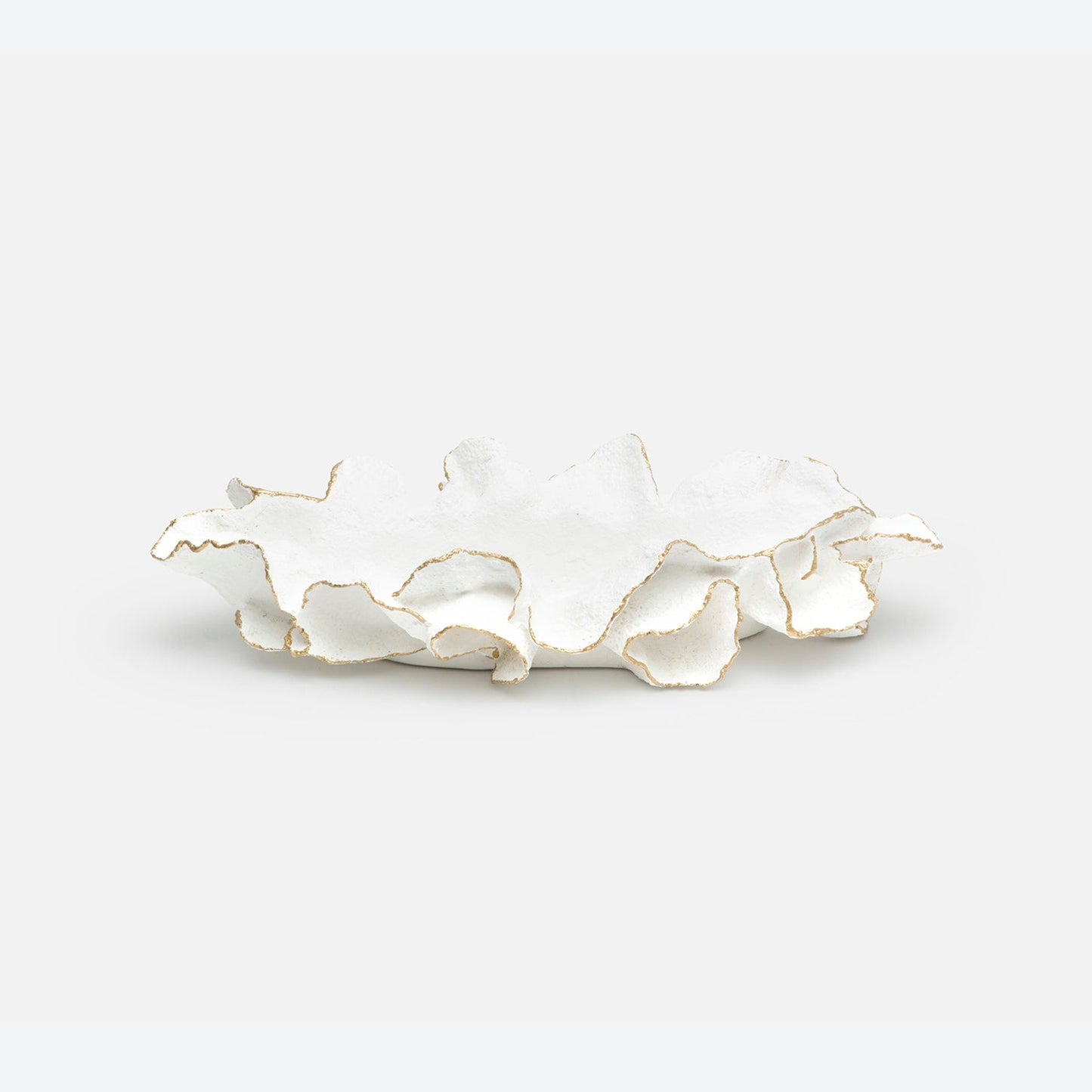 Plateau Coco - Blanc/Or