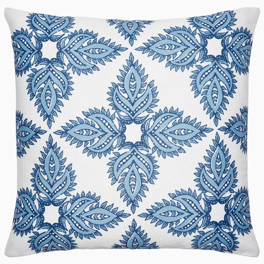 Coussin d'extérieur Maira Indigo par John Robshaw
