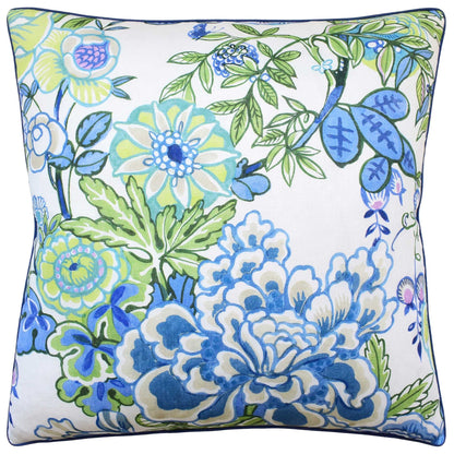 Coussin en lin Jardin de pivoines