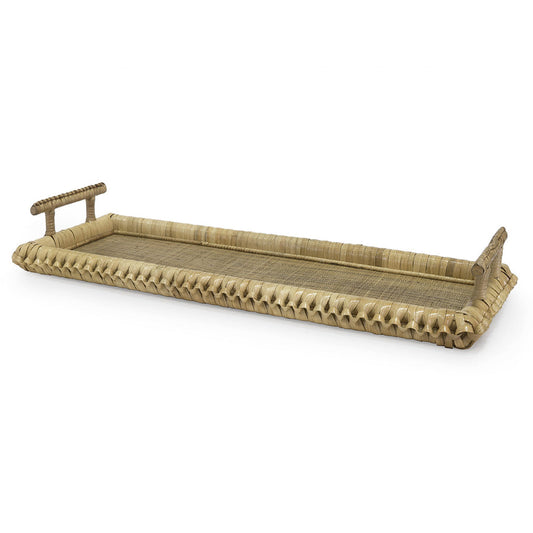 Plateau rectangulaire tressé Kenis