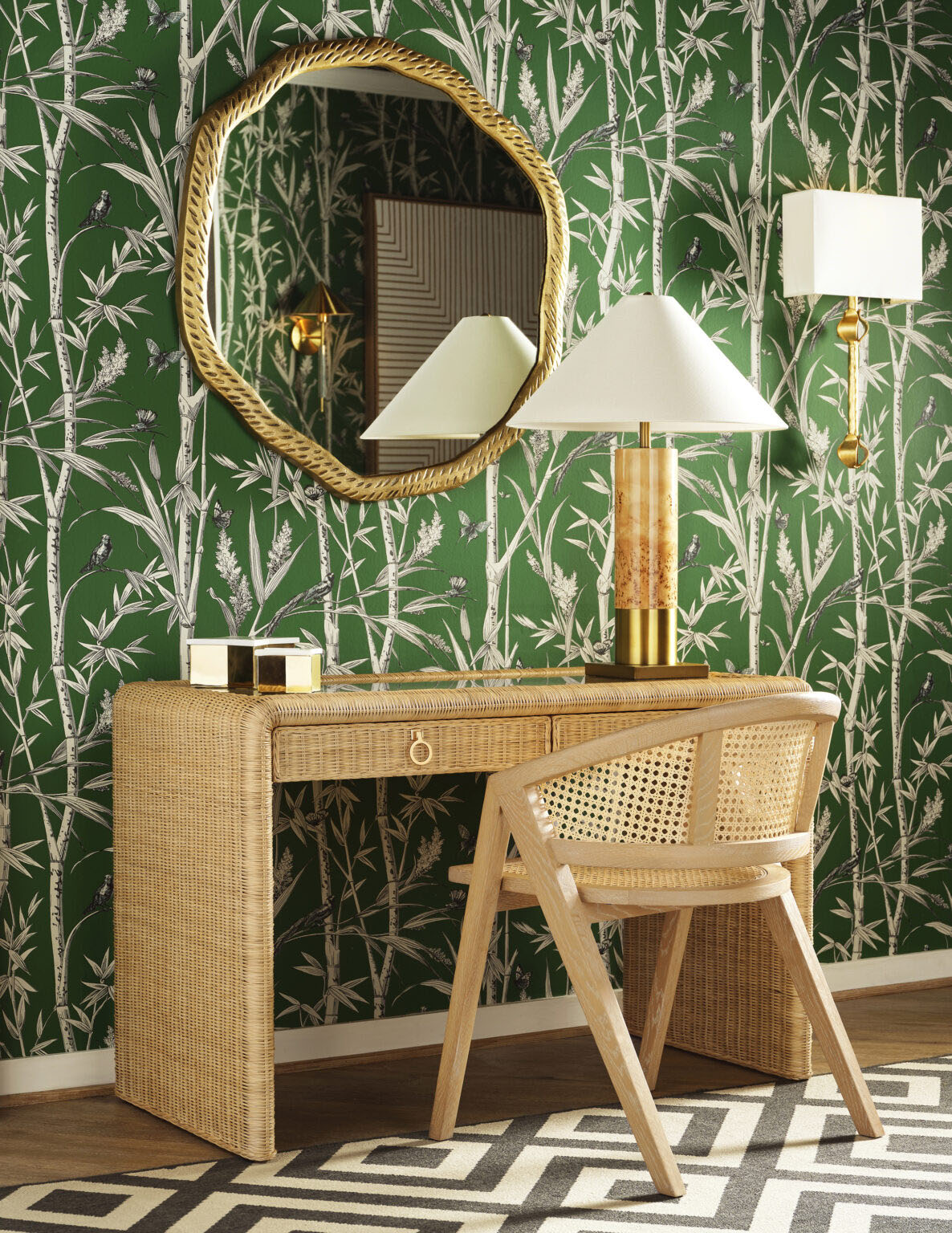 Bureau en rotin Adrien