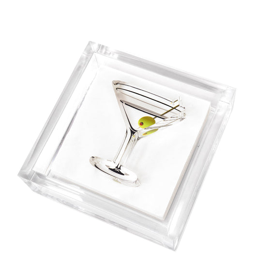 Porte-serviettes à cocktail Martini