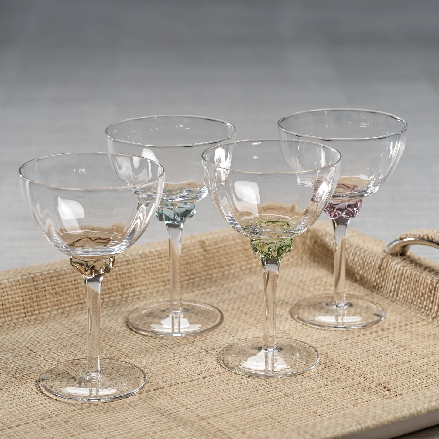 Verre à Martini/Cocktail Colette Optic - Lot de 4