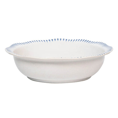 Bol de service Sitio Stripe 12 pièces - Bleu de Delft