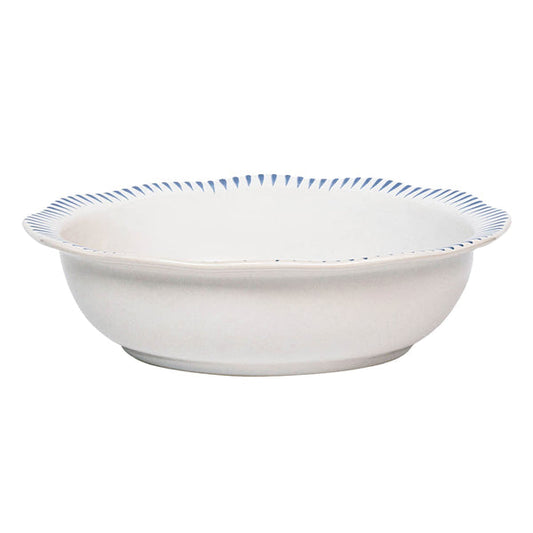Bol de service Sitio Stripe 12 pièces - Bleu de Delft