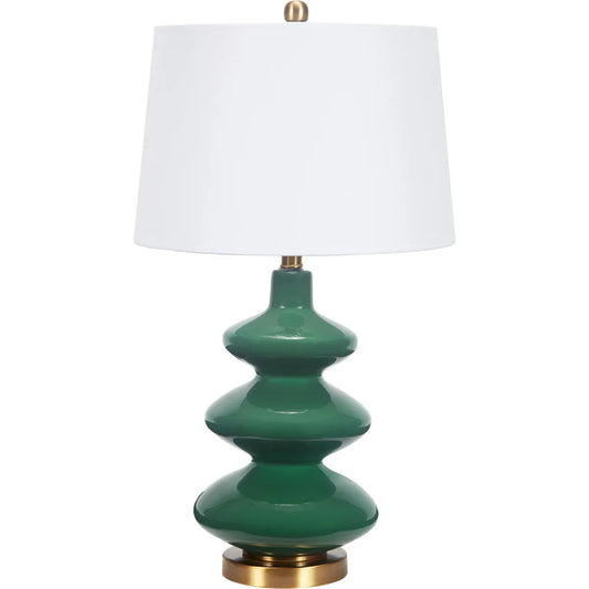 Lampe de table Arya vert émeraude