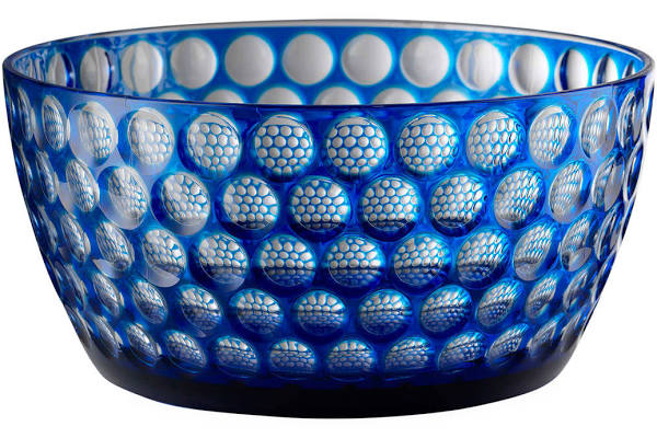 Saladier Lente bleu roi ou blanc